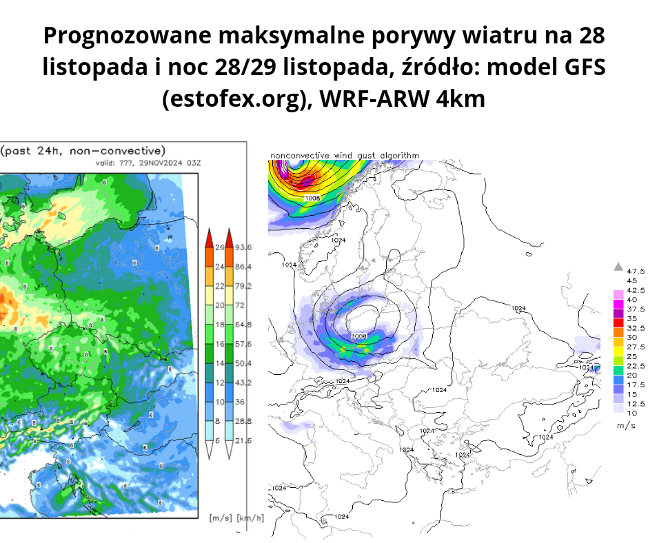 Prognozowany rodzaj i natężenie opadów na 28 listopada - godz. 6_00 UTC i 8_20241127_123242_0000